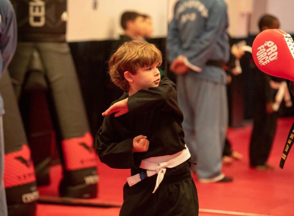 Hapkido white belt in Howell, New Jersey. Monmouth County