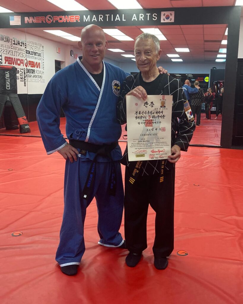 Dr. John became a black belt at 70 years old
