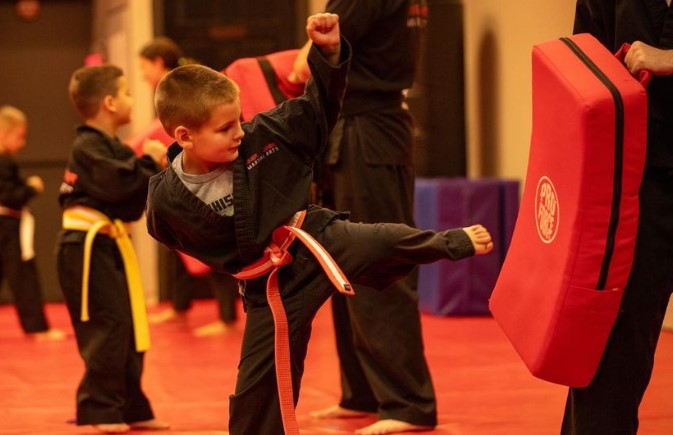 martial arts lesson teaching